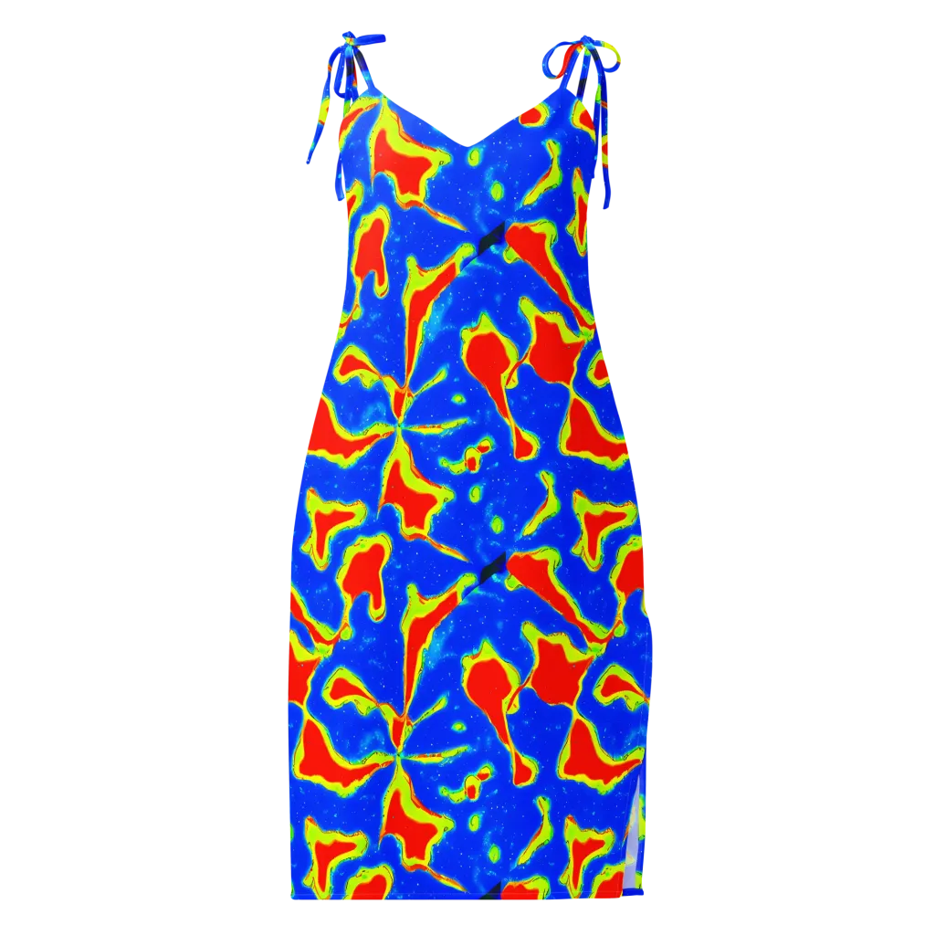 Heatwave Drift on Slip Dress — Front