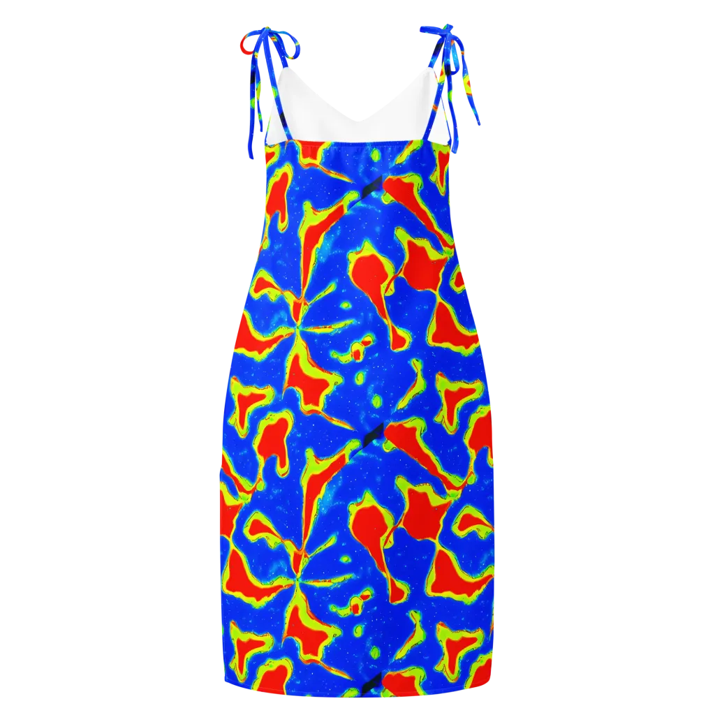Heatwave Drift on Slip Dress — Back