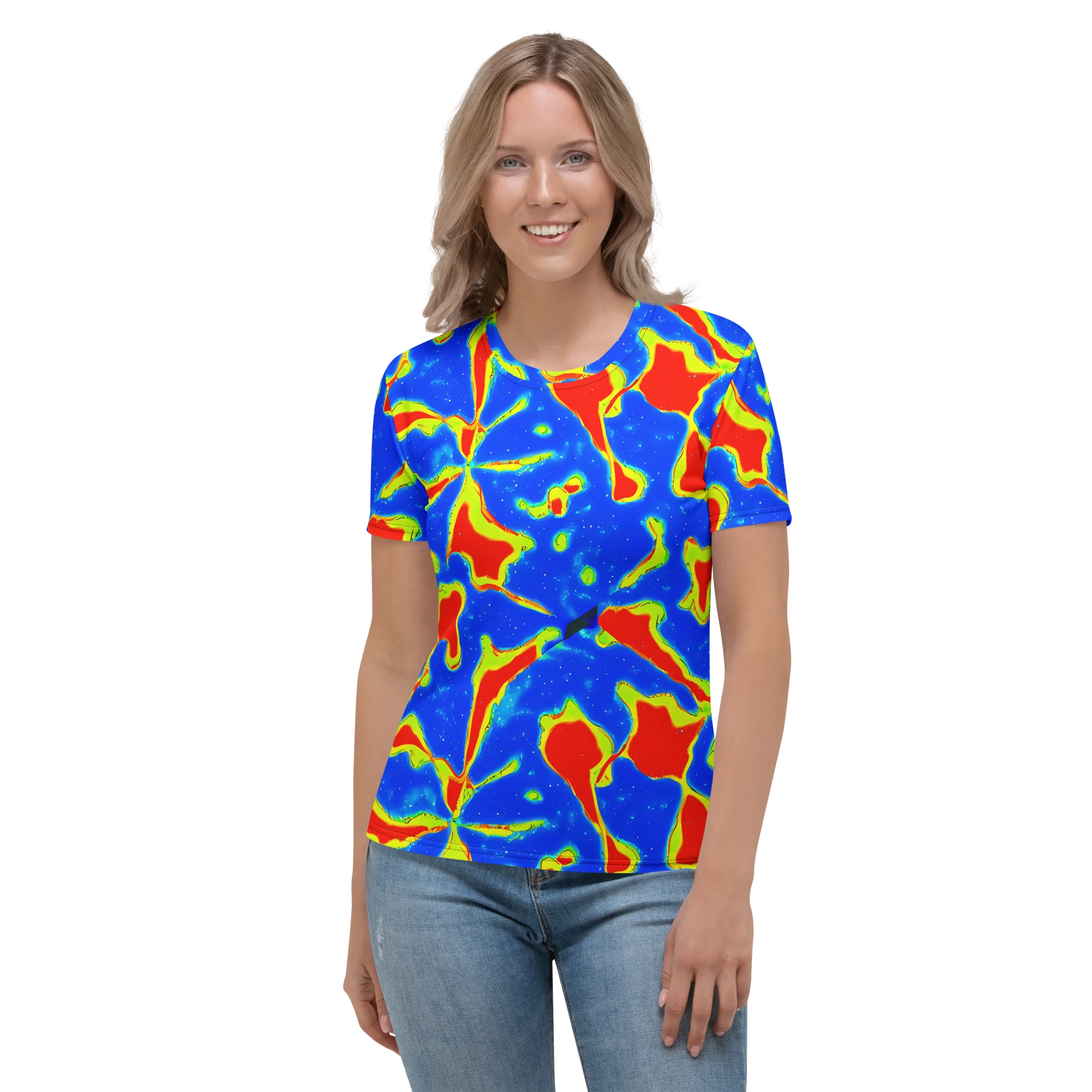 Heatwave Drift on Women's Crew Neck T-Shirt — Front