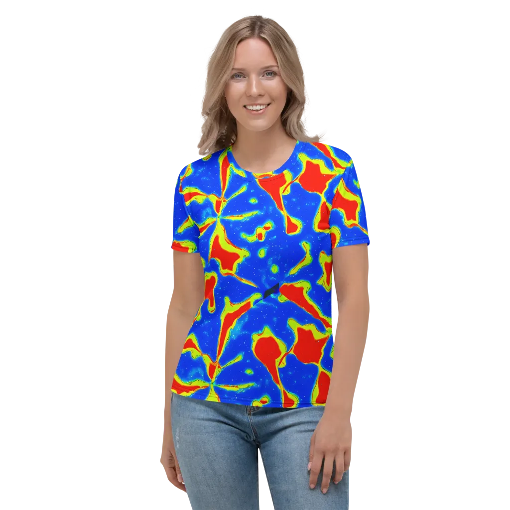 Heatwave Drift on Women's Crew Neck T-Shirt — Front