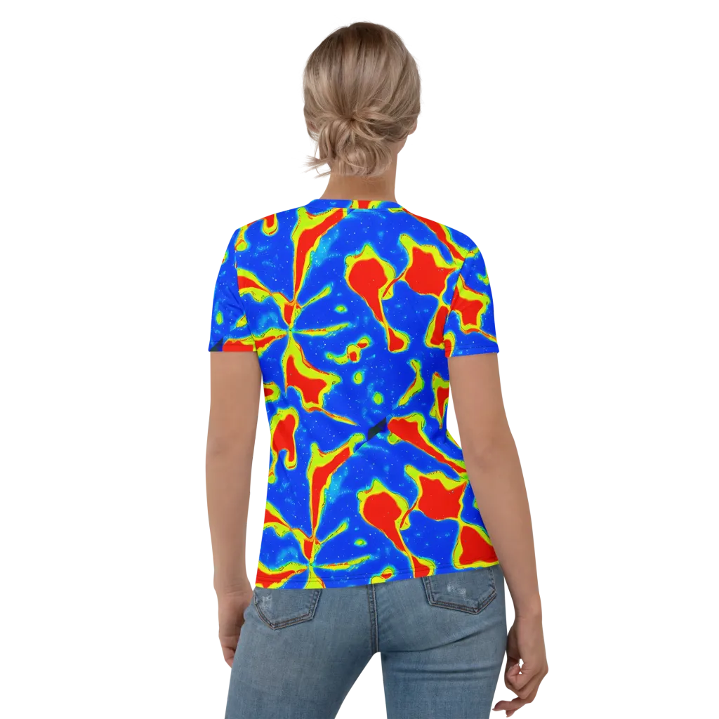 Heatwave Drift on Women's Crew Neck T-Shirt — Back