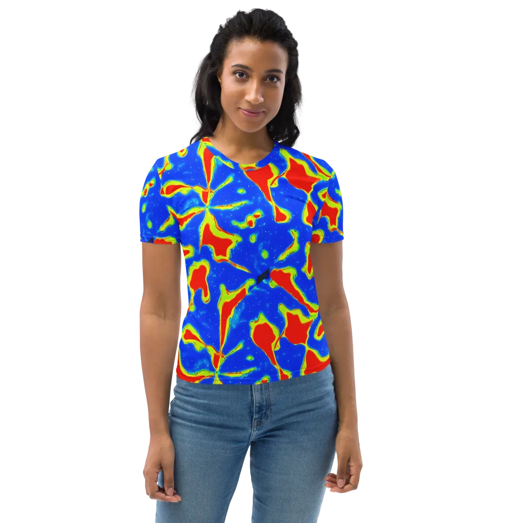 Heatwave Drift on Women's Crew Neck T-Shirt — Front