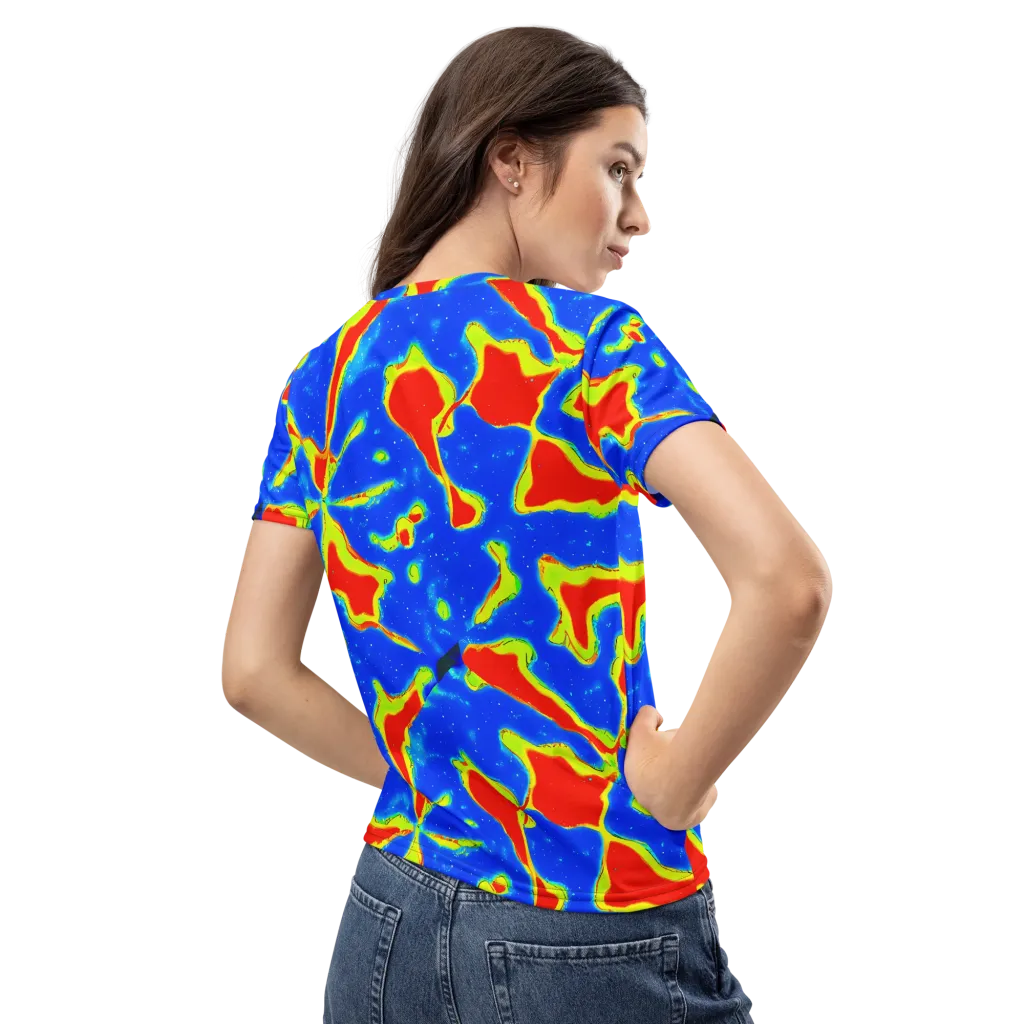 Heatwave Drift on Women's Crew Neck T-Shirt — Back