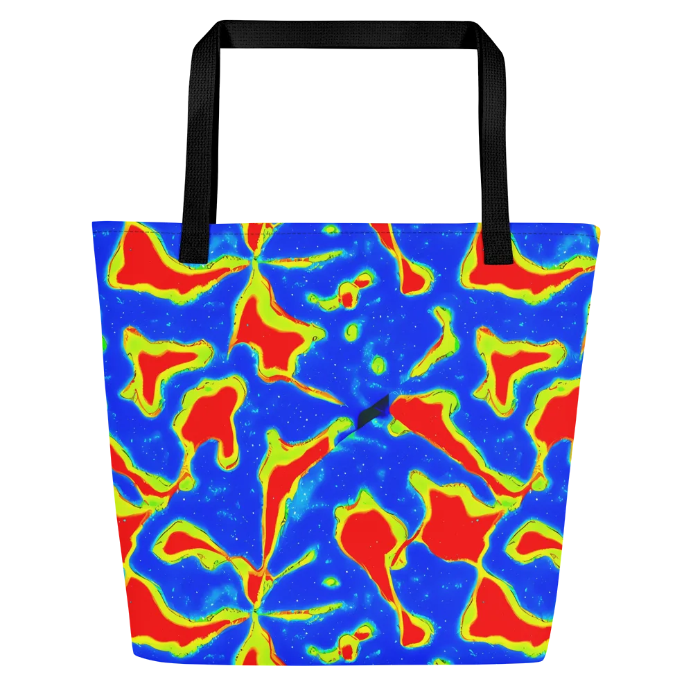 Heatwave Drift on Large Tote Bag W/ Pocket — Front