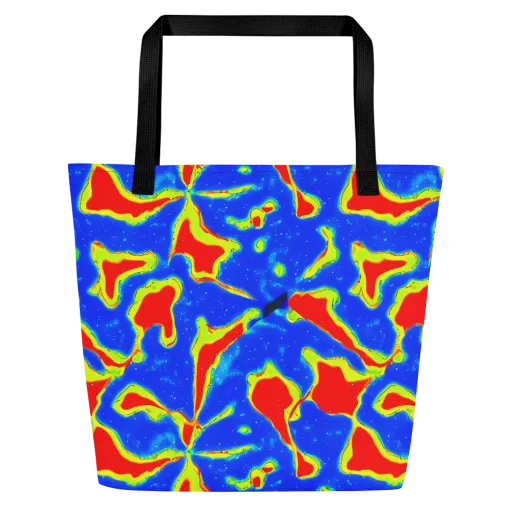 Heatwave Drift on a Large Tote Bag W/ Pocket