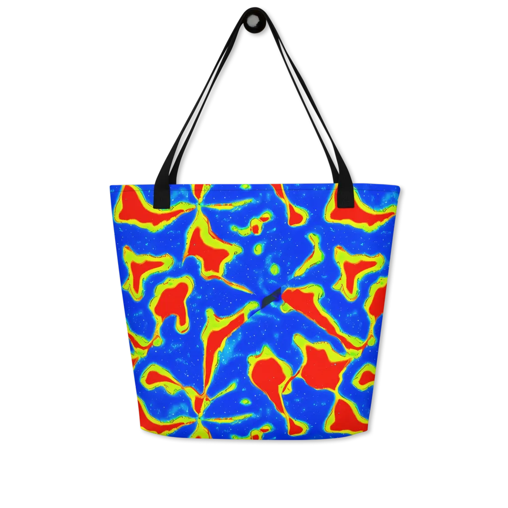 Heatwave Drift on Large Tote Bag W/ Pocket — Front