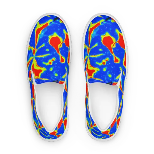 Heatwave Drift on a Women's Slip-On Canvas Shoes