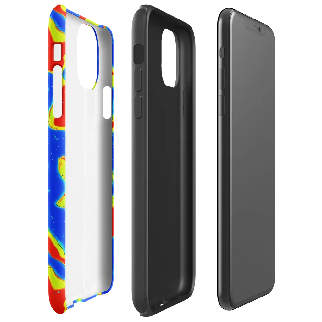 Heatwave Drift on Tough Case for iPhone® — Right