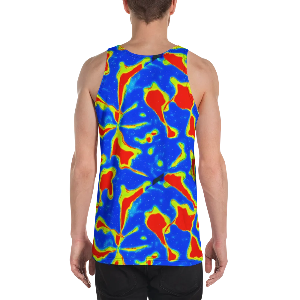 Heatwave Drift on Men's Tank Top — Back