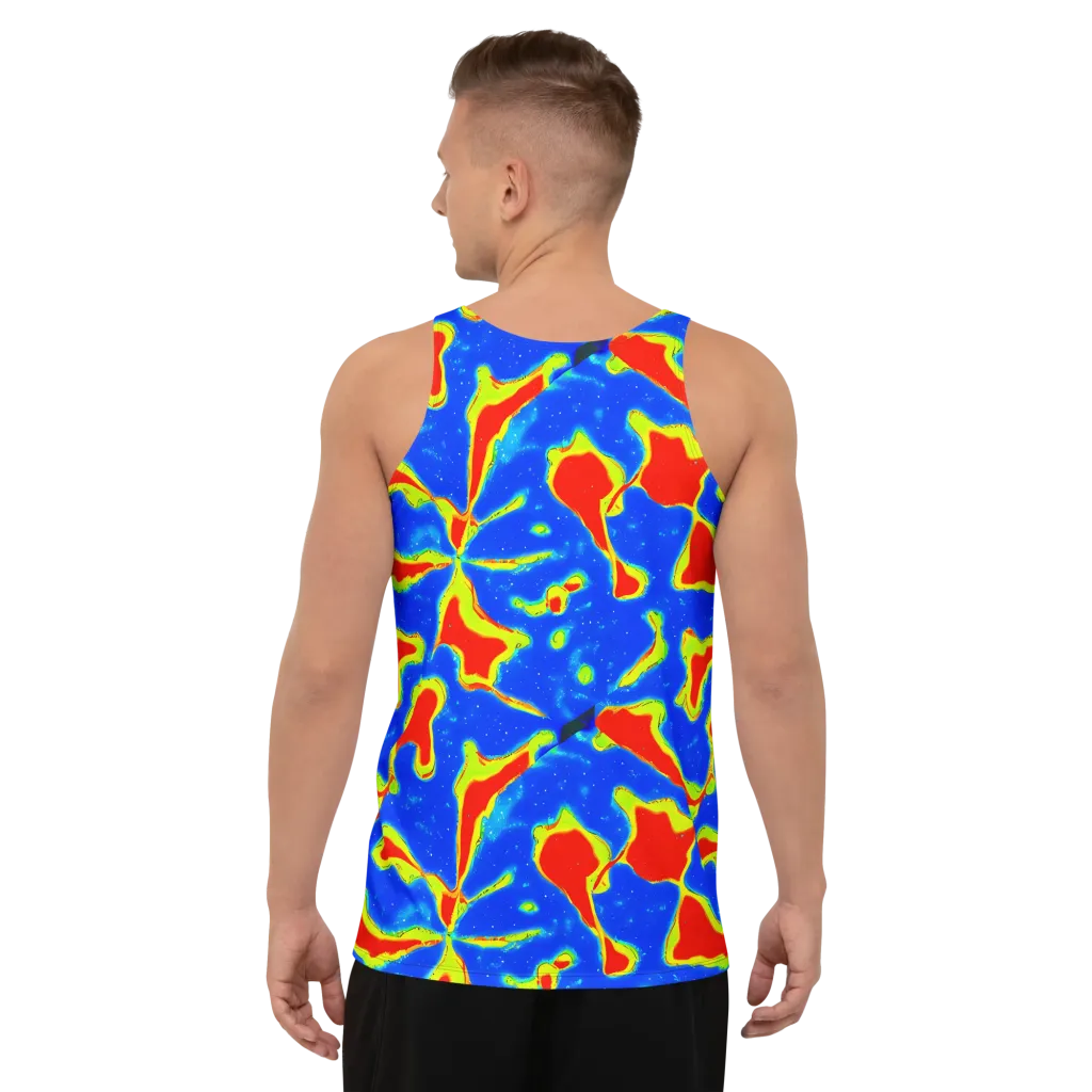 Heatwave Drift on Men's Tank Top — Back