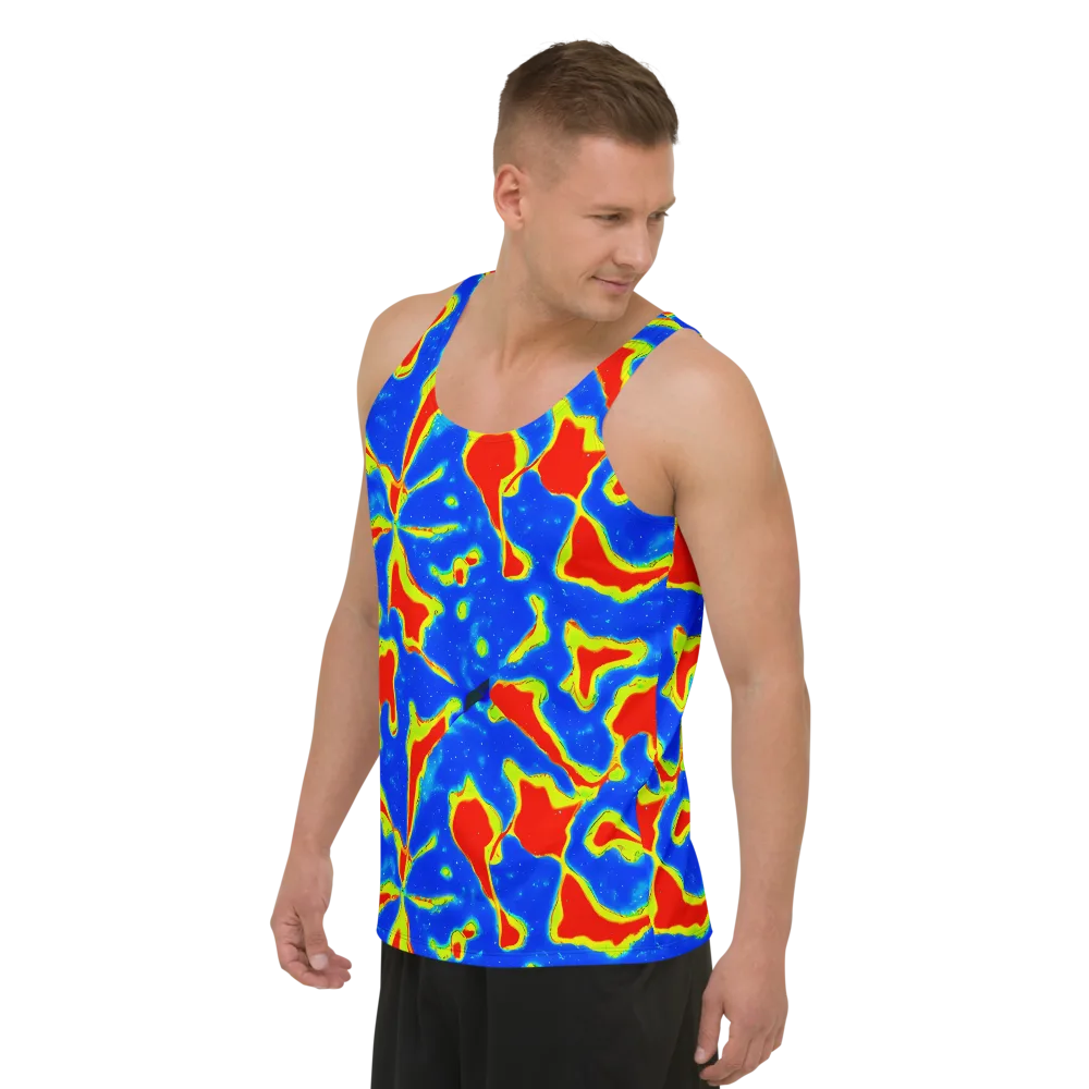 Heatwave Drift on Men's Tank Top — Left Front