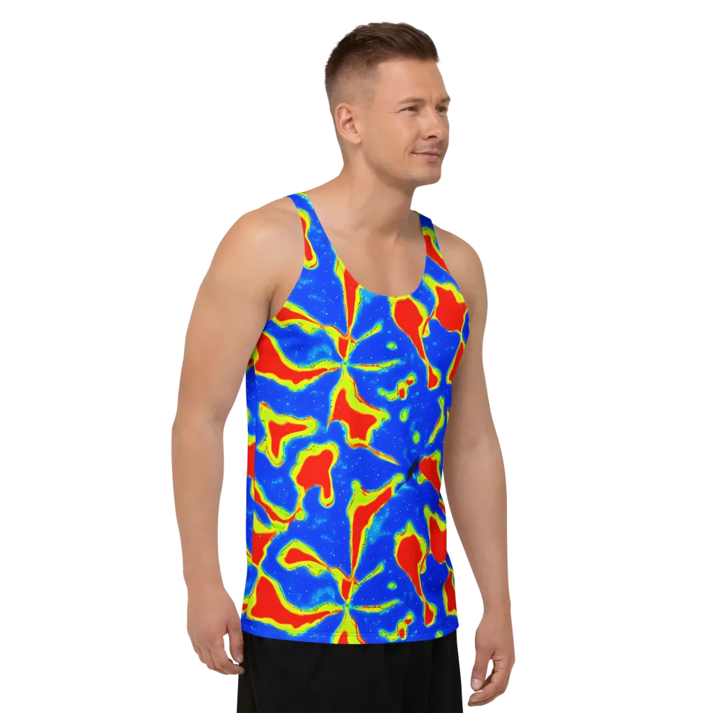 Heatwave Drift on Men's Tank Top — Right Front
