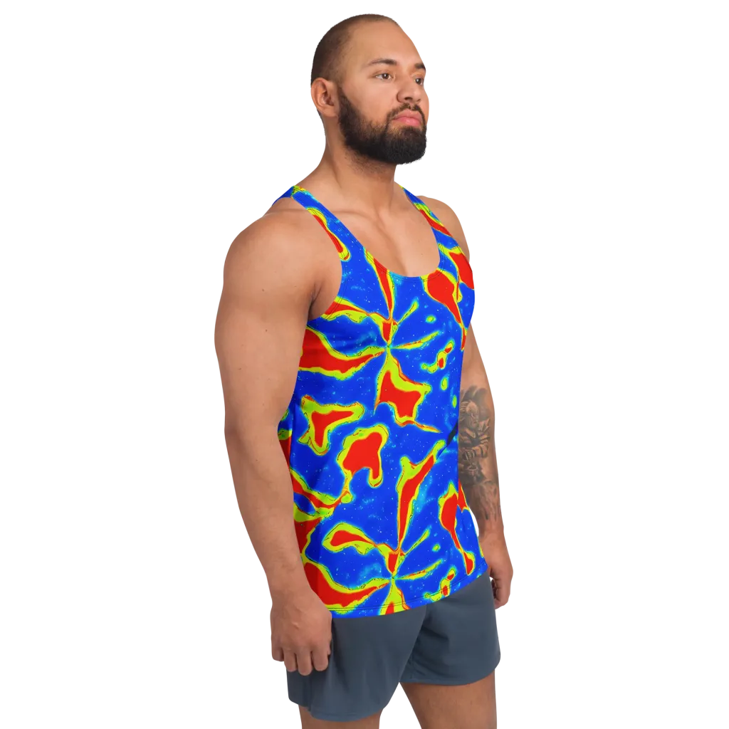 Heatwave Drift on Men's Tank Top — Right Front