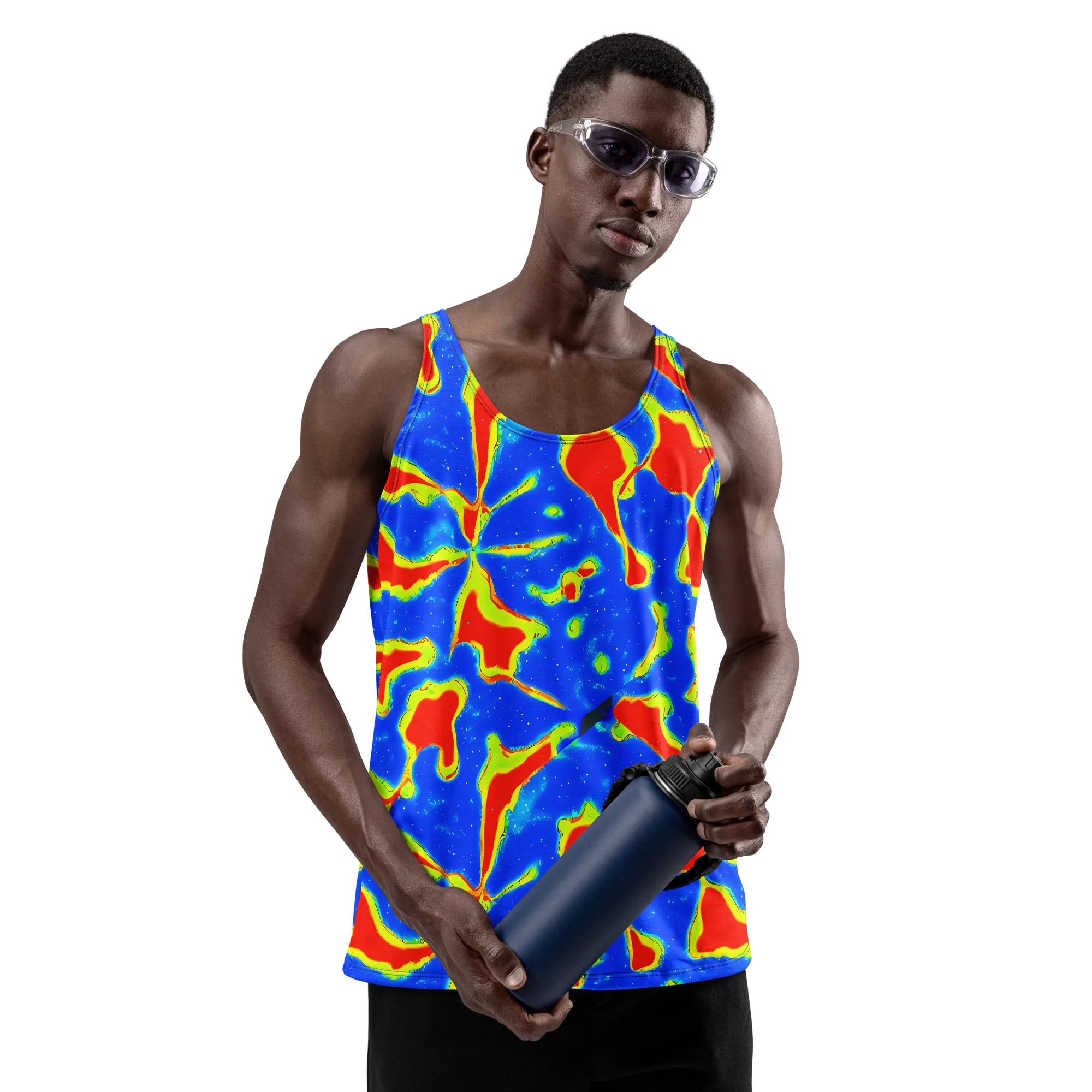 Heatwave Drift on Men's Tank Top — Front