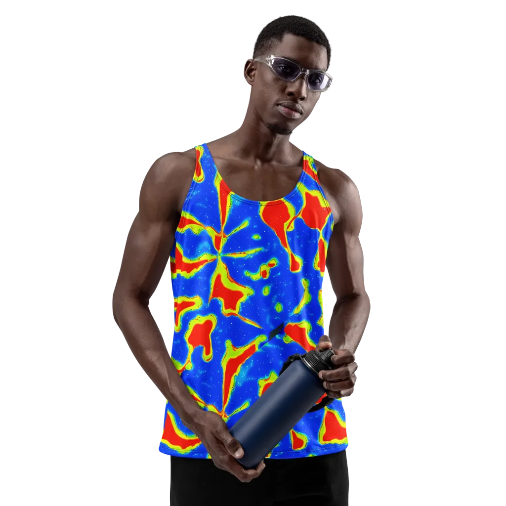 Heatwave Drift on Men's Tank Top — Front