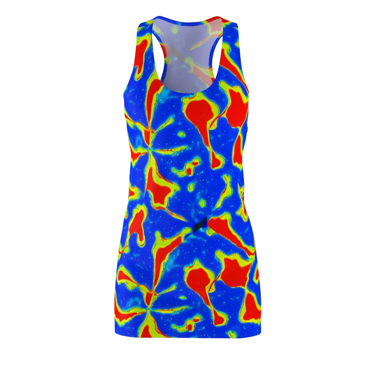Heatwave Drift on Racerback Dress — Front