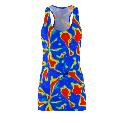 Heatwave Drift on a Racerback Dress