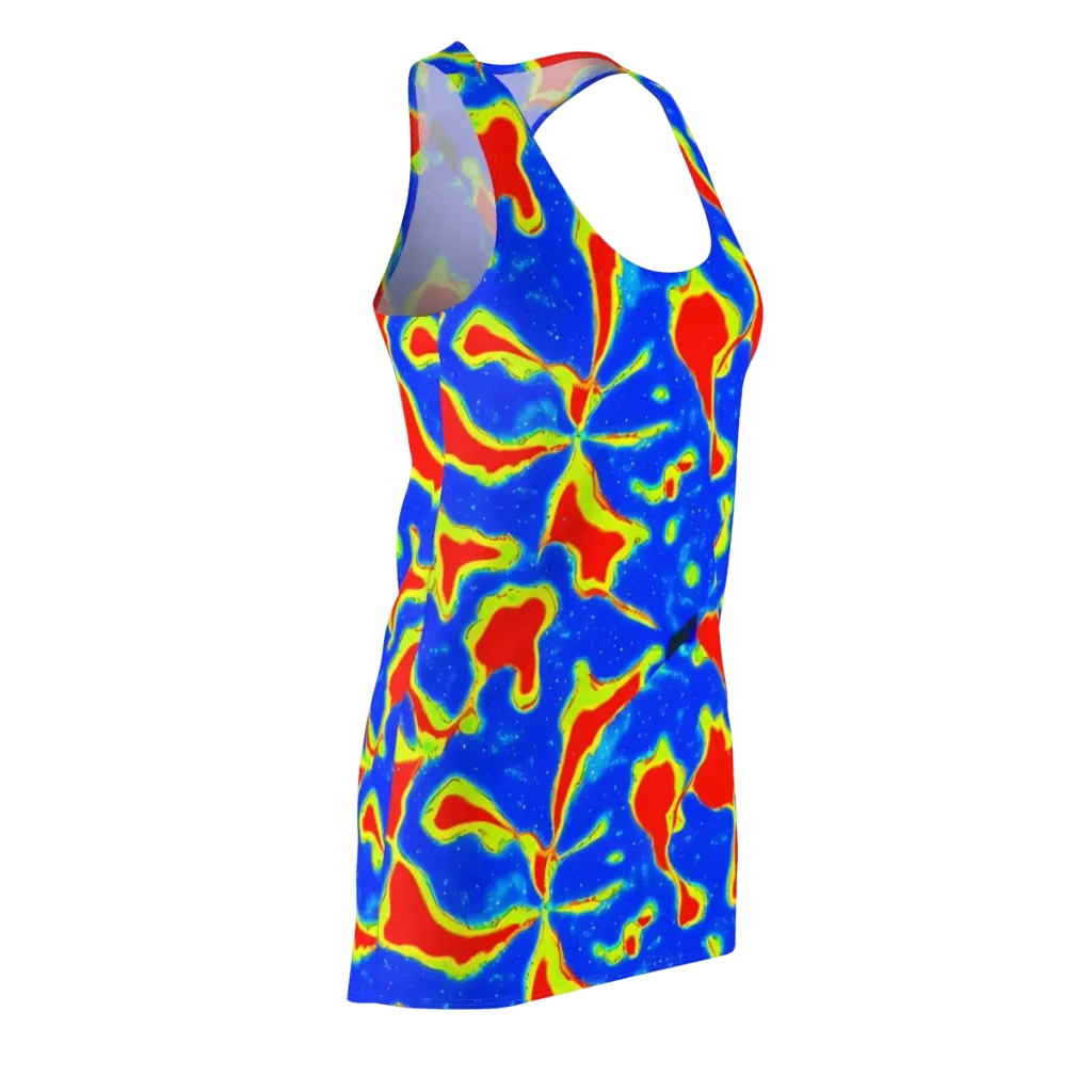 Heatwave Drift on Racerback Dress — Front Side