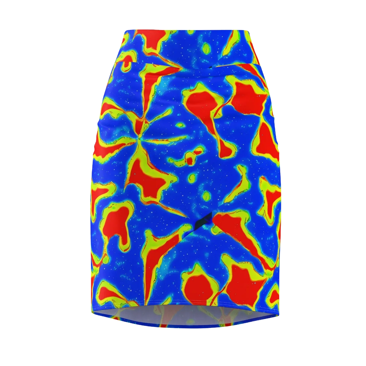 Heatwave Drift on Pencil Skirt — Front