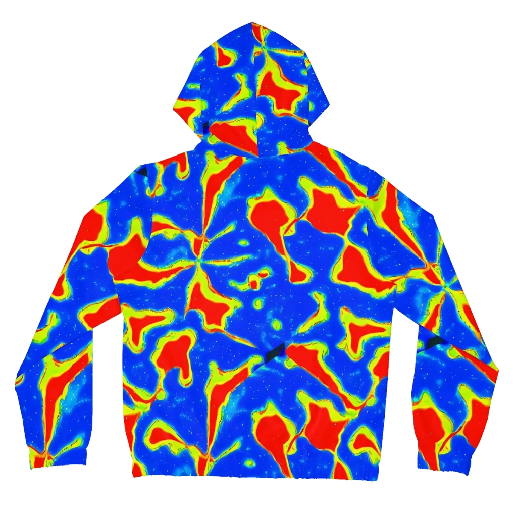 Heatwave Drift on Women's Full-Zip Hoodie — Back