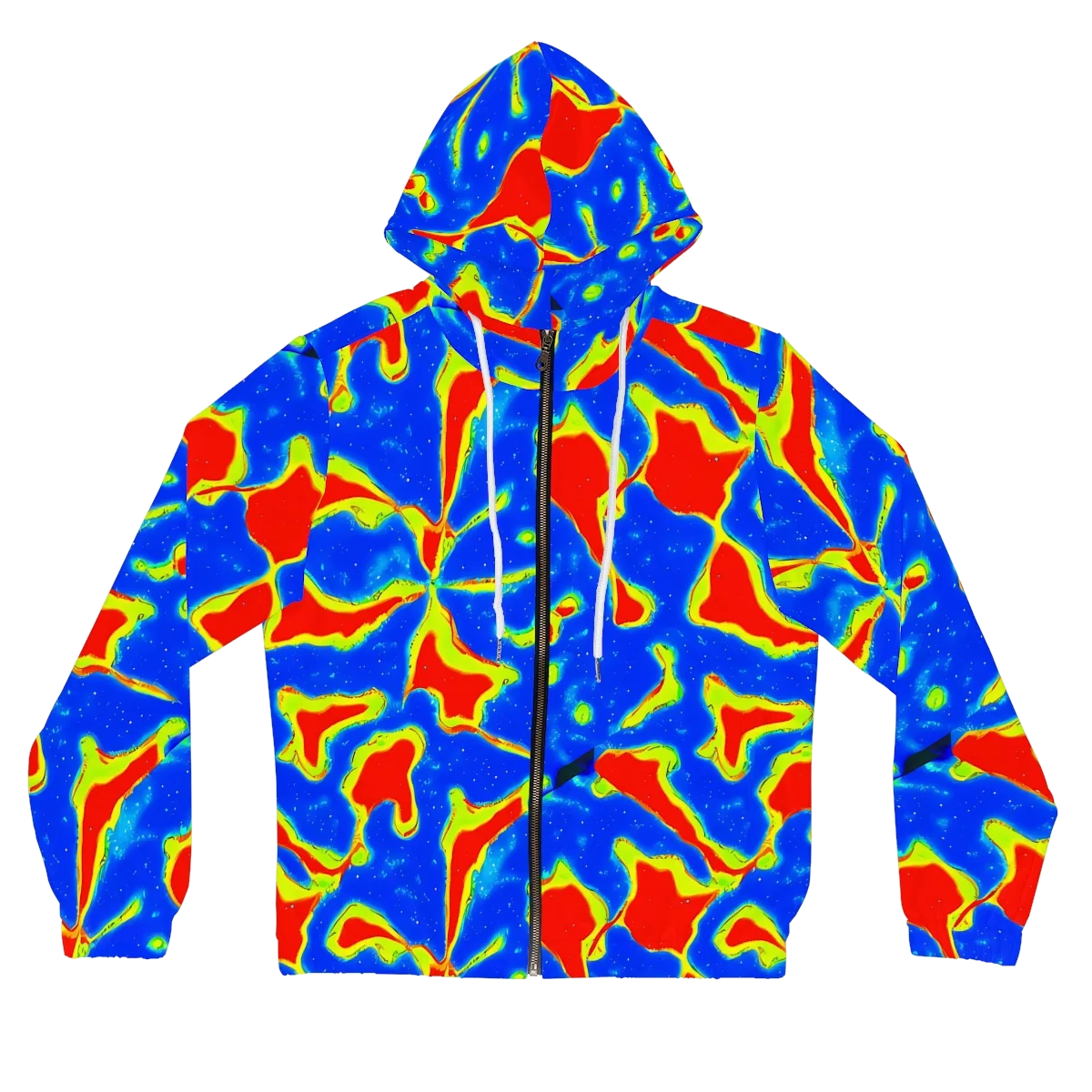 Heatwave Drift on Women's Full-Zip Hoodie — Front