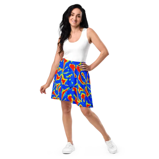 Heatwave Drift on a Skater Skirt