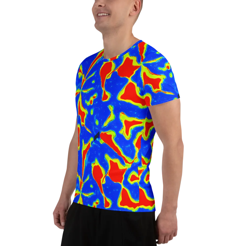 Heatwave Drift on Men's Athletic T-Shirt — Left