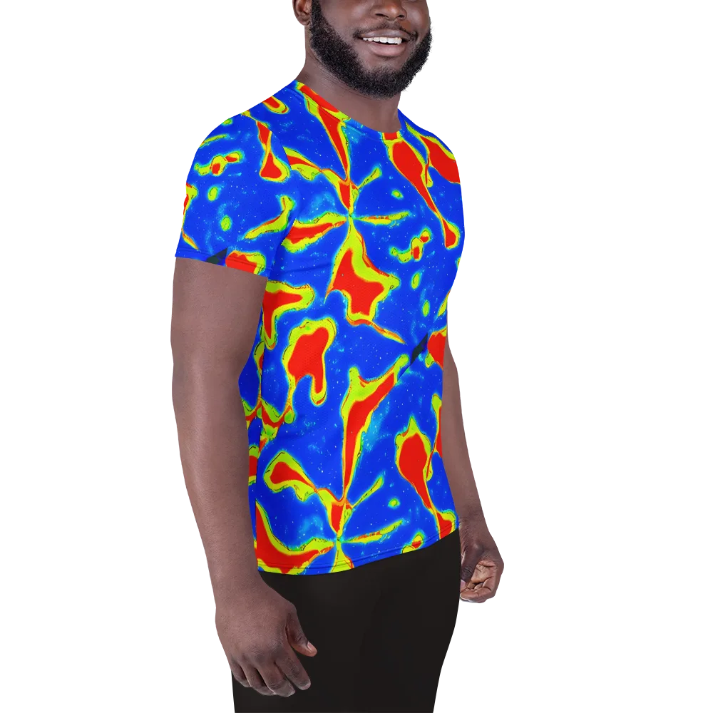 Heatwave Drift on Men's Athletic T-Shirt — Right