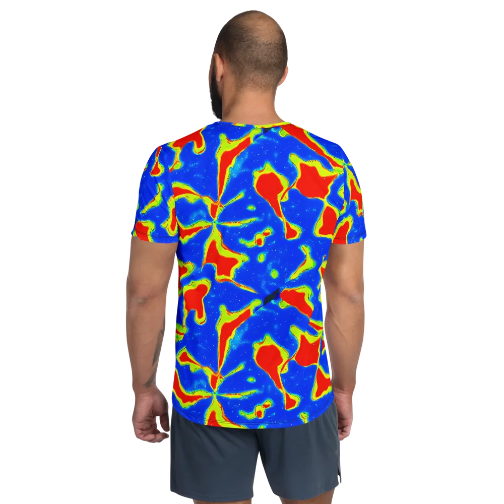 Heatwave Drift on Men's Athletic T-Shirt — Back