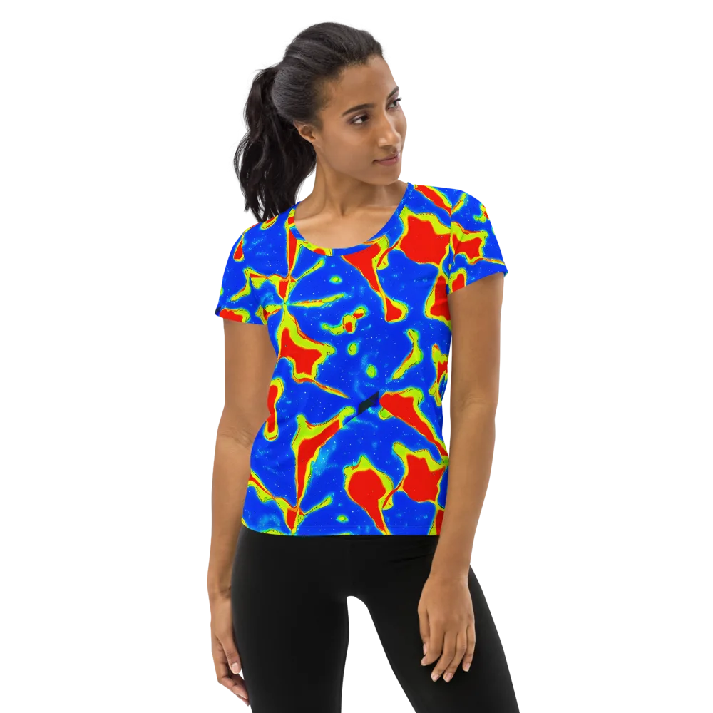 Heatwave Drift on Women's Athletic T-Shirt — Front