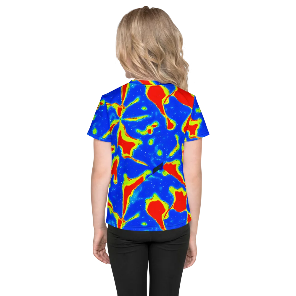 Heatwave Drift on Kids Crew Neck T-Shirt — Back