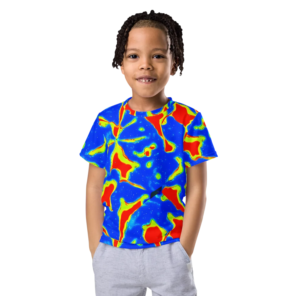 Heatwave Drift on Kids Crew Neck T-Shirt — Front