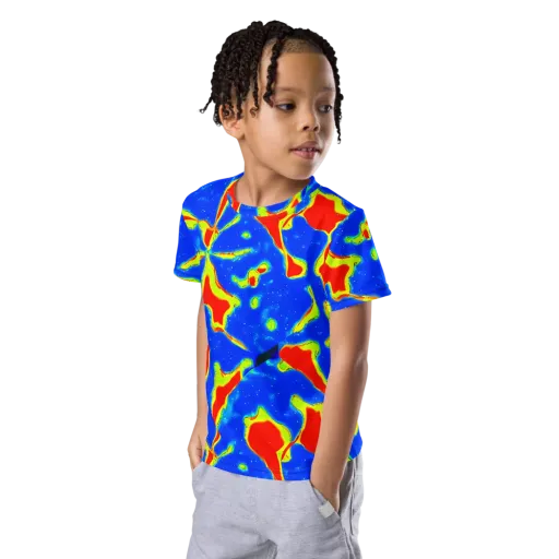 Heatwave Drift on a Kids Crew Neck T-Shirt