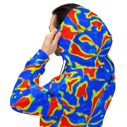 Heatwave Drift on a Hoodie