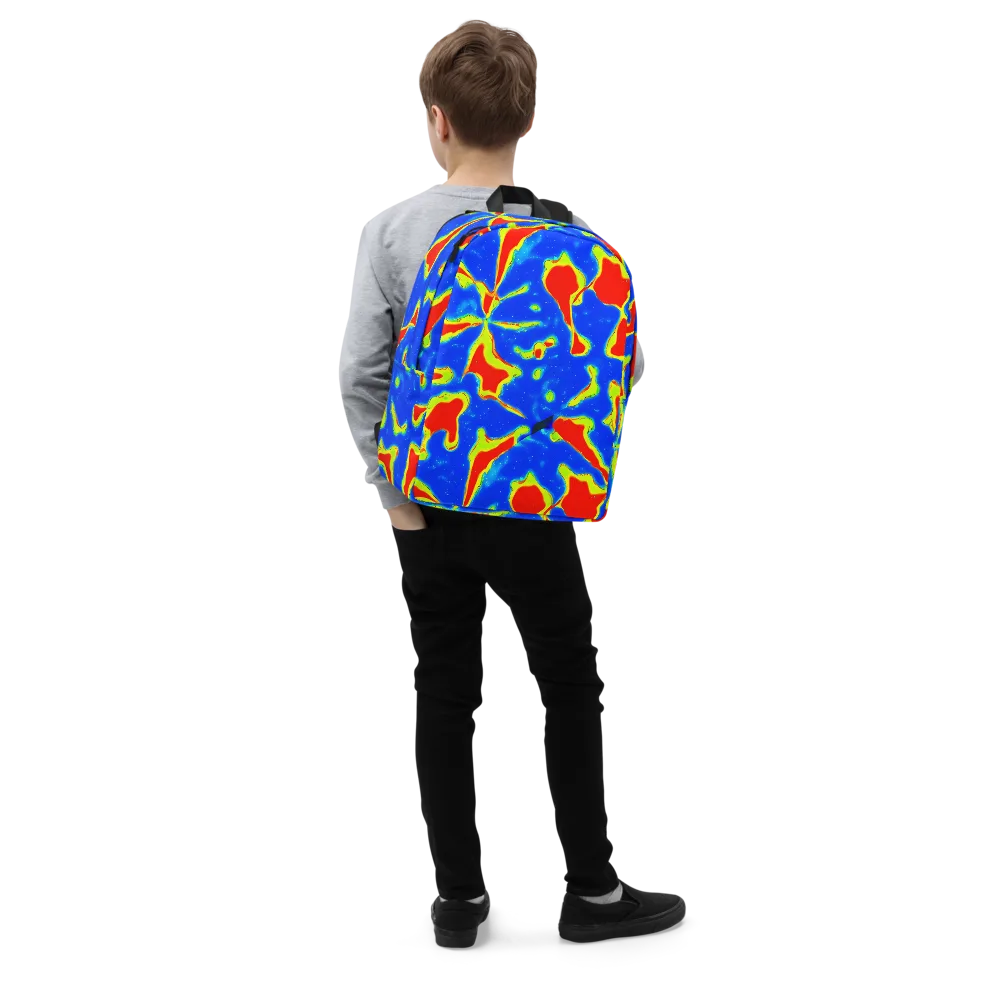 Heatwave Drift on Minimalist Backpack — Right Front