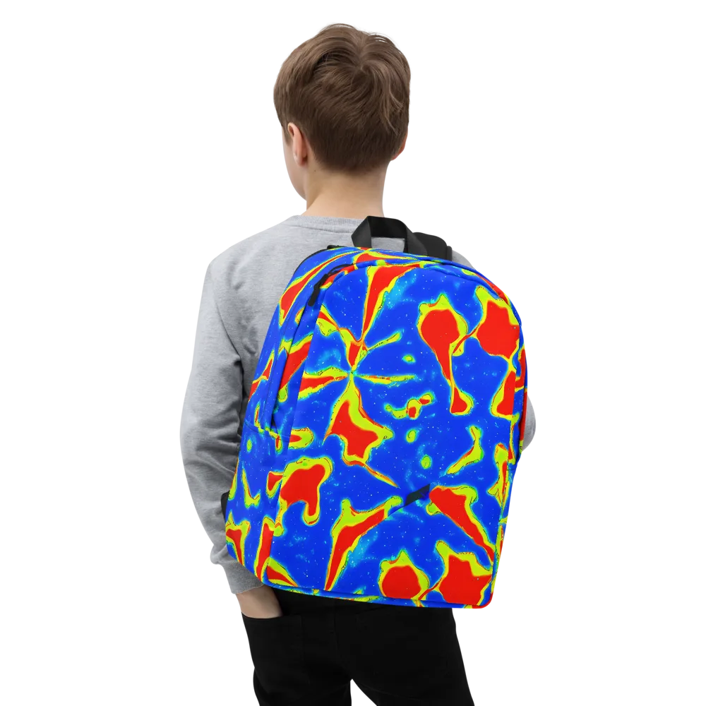 Heatwave Drift on Minimalist Backpack — Zoomed-in