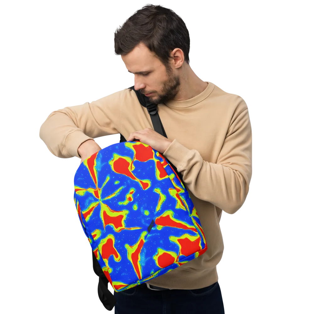 Heatwave Drift on Minimalist Backpack — Front