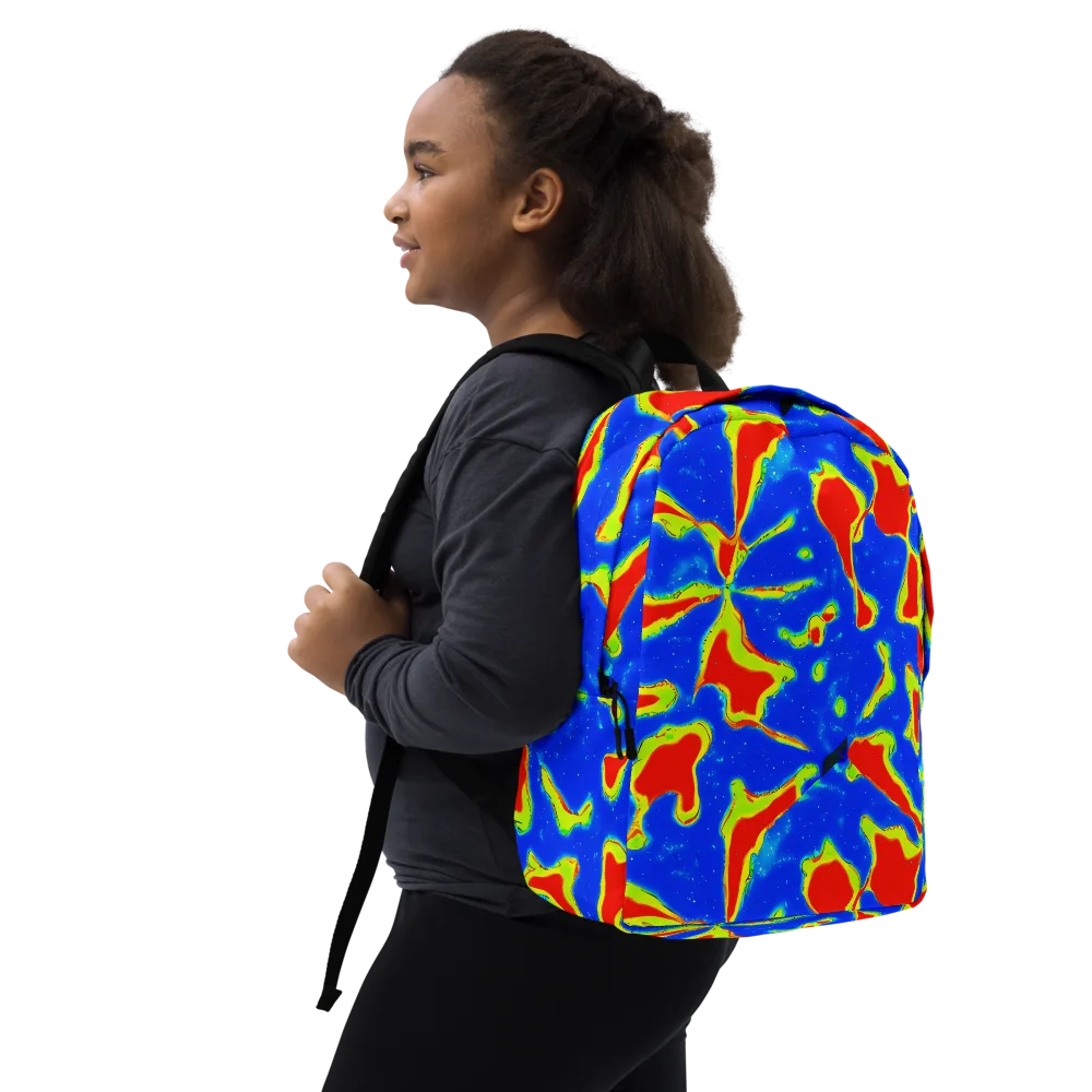 Heatwave Drift on Minimalist Backpack — Right Front