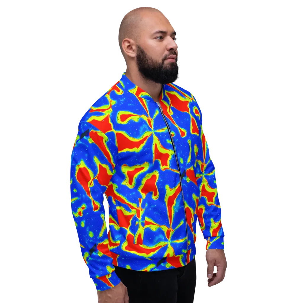 Heatwave Drift on Bomber Jacket — Right