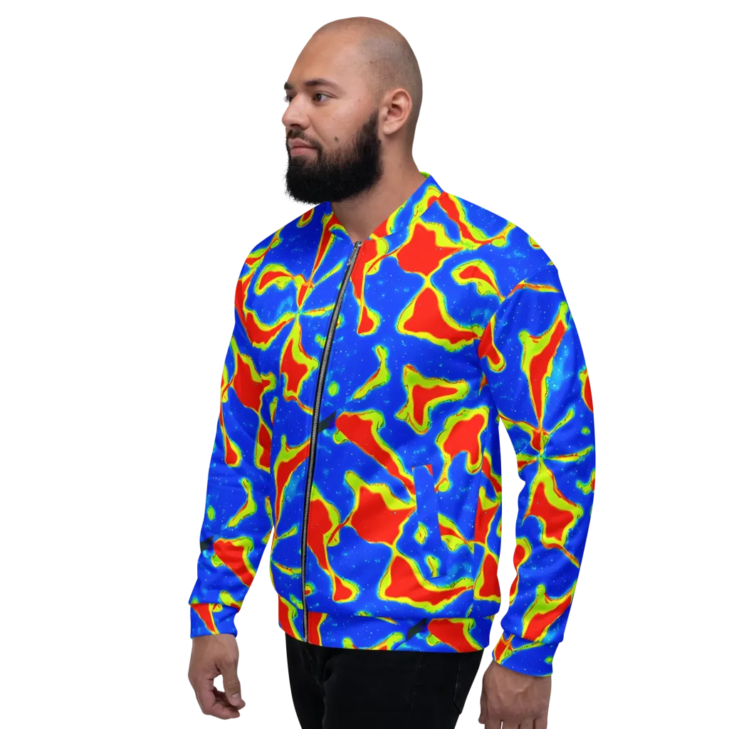Heatwave Drift on Bomber Jacket — Left