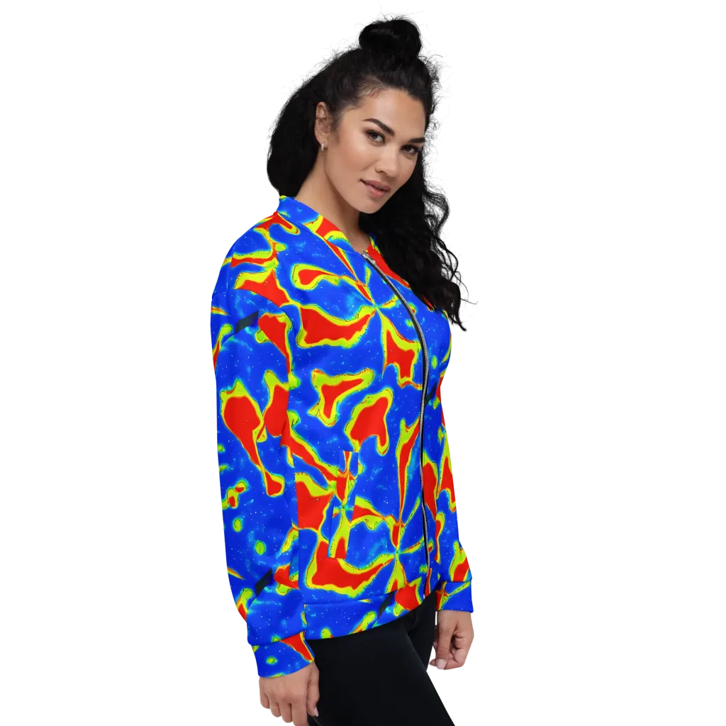 Heatwave Drift on Bomber Jacket — Right
