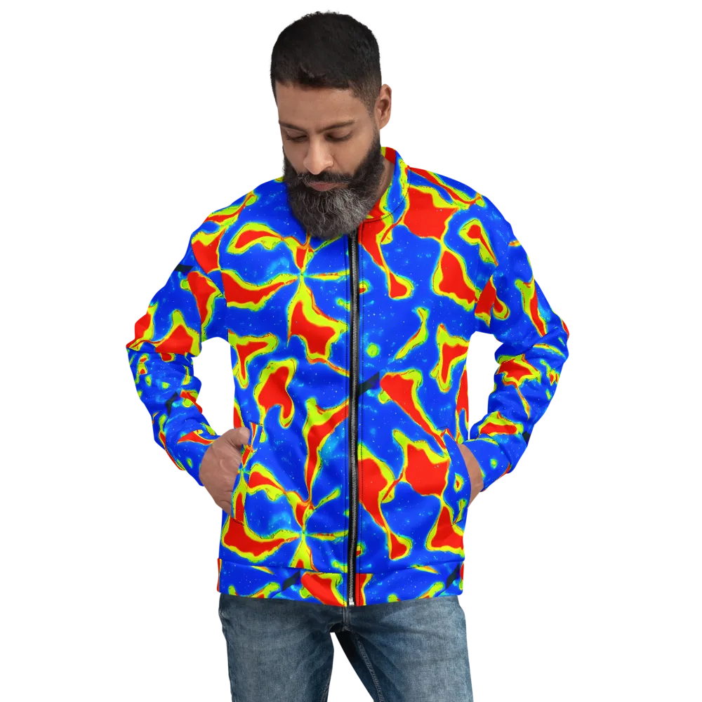 Heatwave Drift on Bomber Jacket — Front