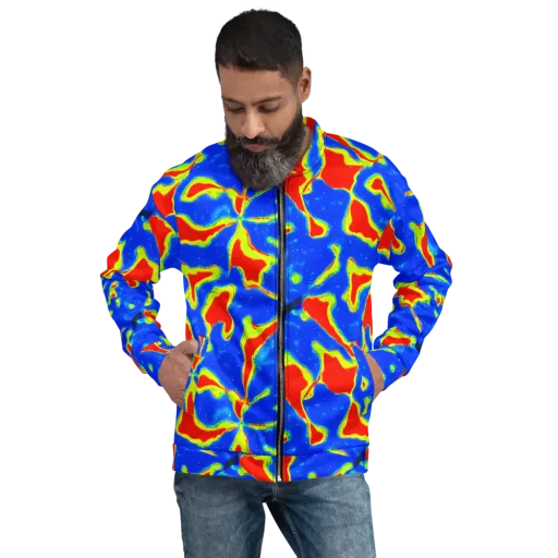 Heatwave Drift on a Bomber Jacket