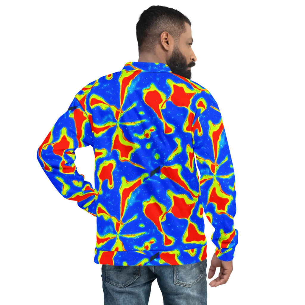 Heatwave Drift on Bomber Jacket — Back