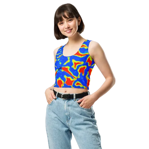 Heatwave Drift on a Crop Top