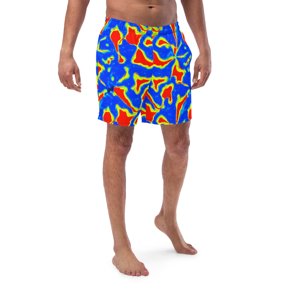 Heatwave Drift on Swim Trunks — Front