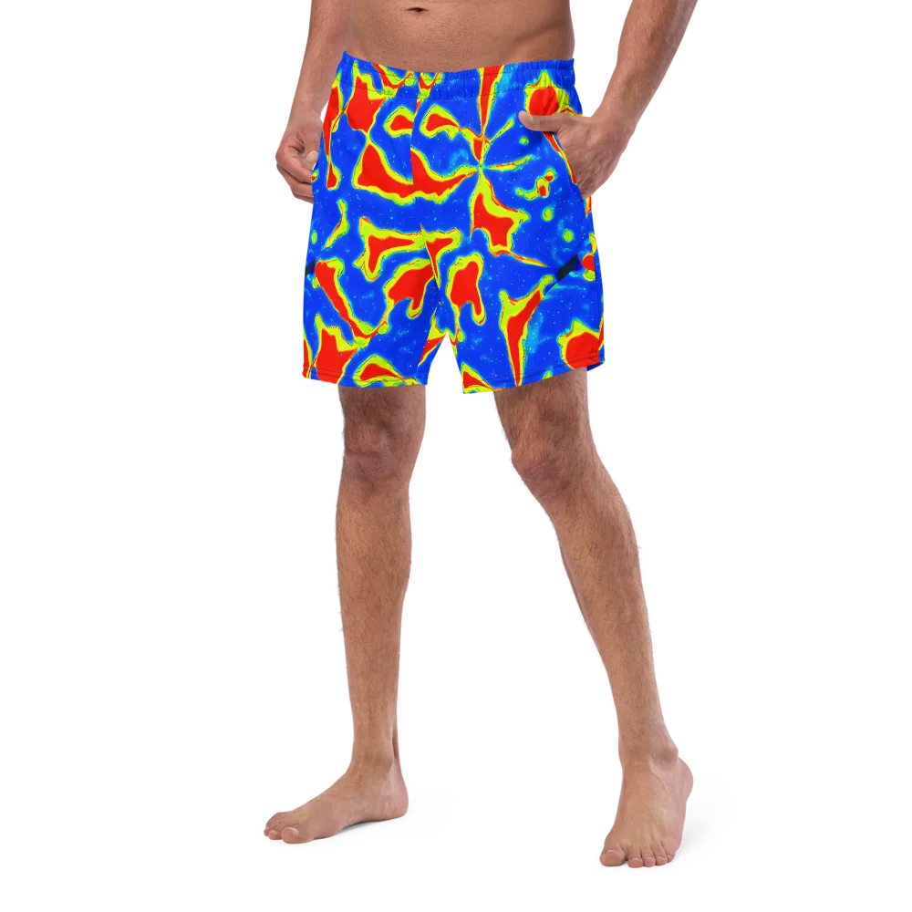 Heatwave Drift on Swim Trunks — Left Front