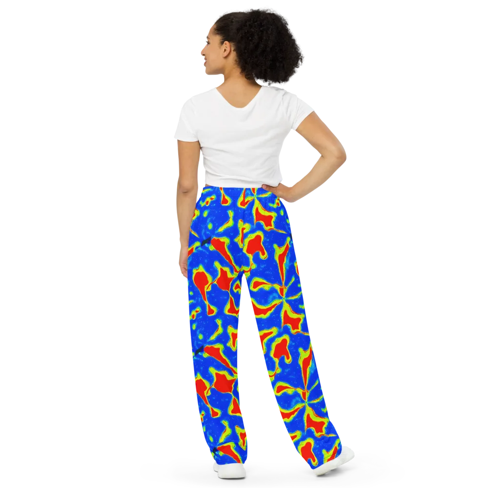 Heatwave Drift on Wide-Leg Pants — Back