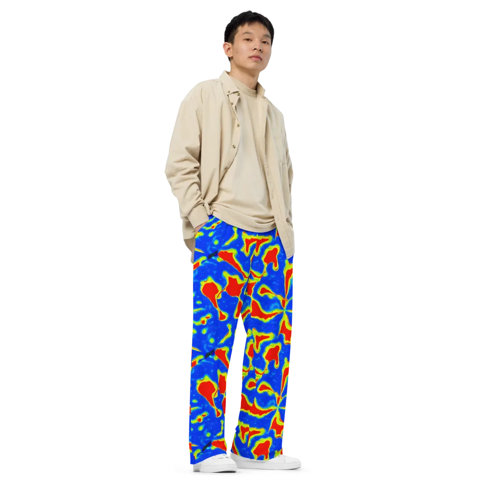 Heatwave Drift on Wide-Leg Pants — Right Front