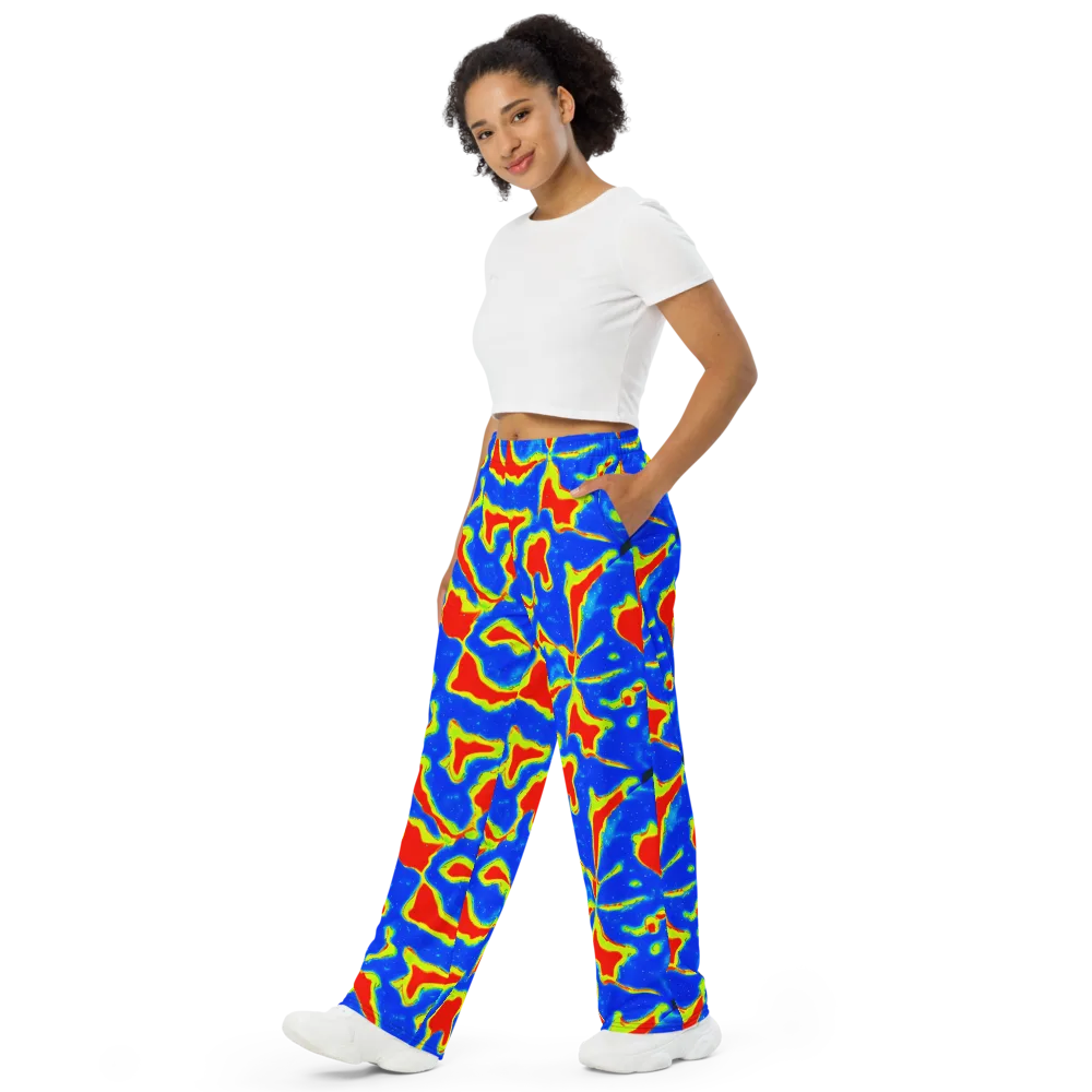 Heatwave Drift on Wide-Leg Pants — Left Front